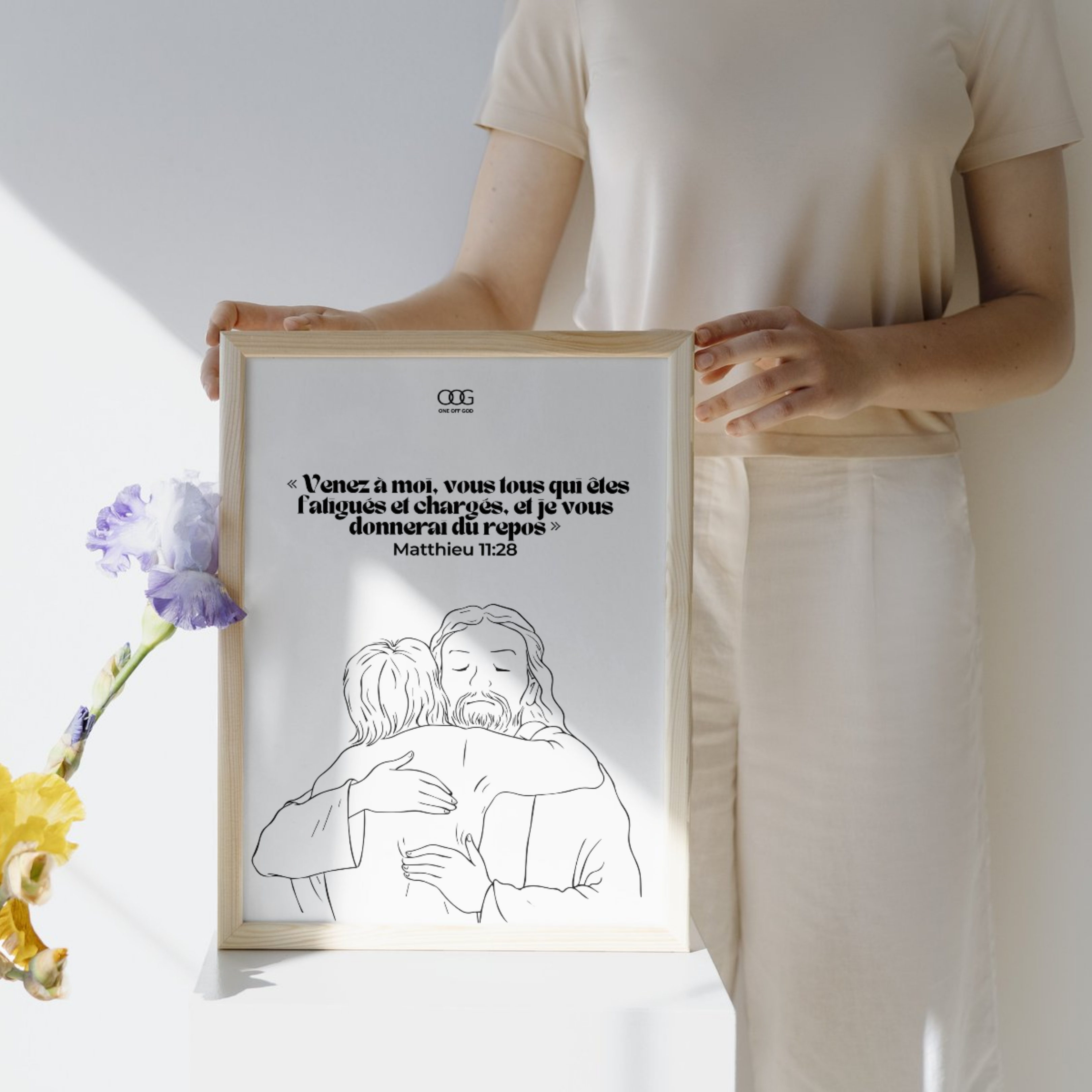 Tableau Jesus - Matthieu 11:28